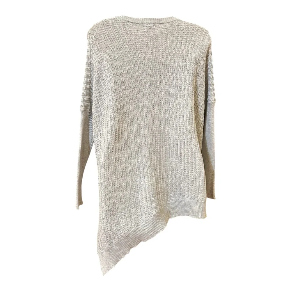 Revolve Sen‎ Asymmetrical Hem Gray Knit Sweater OS